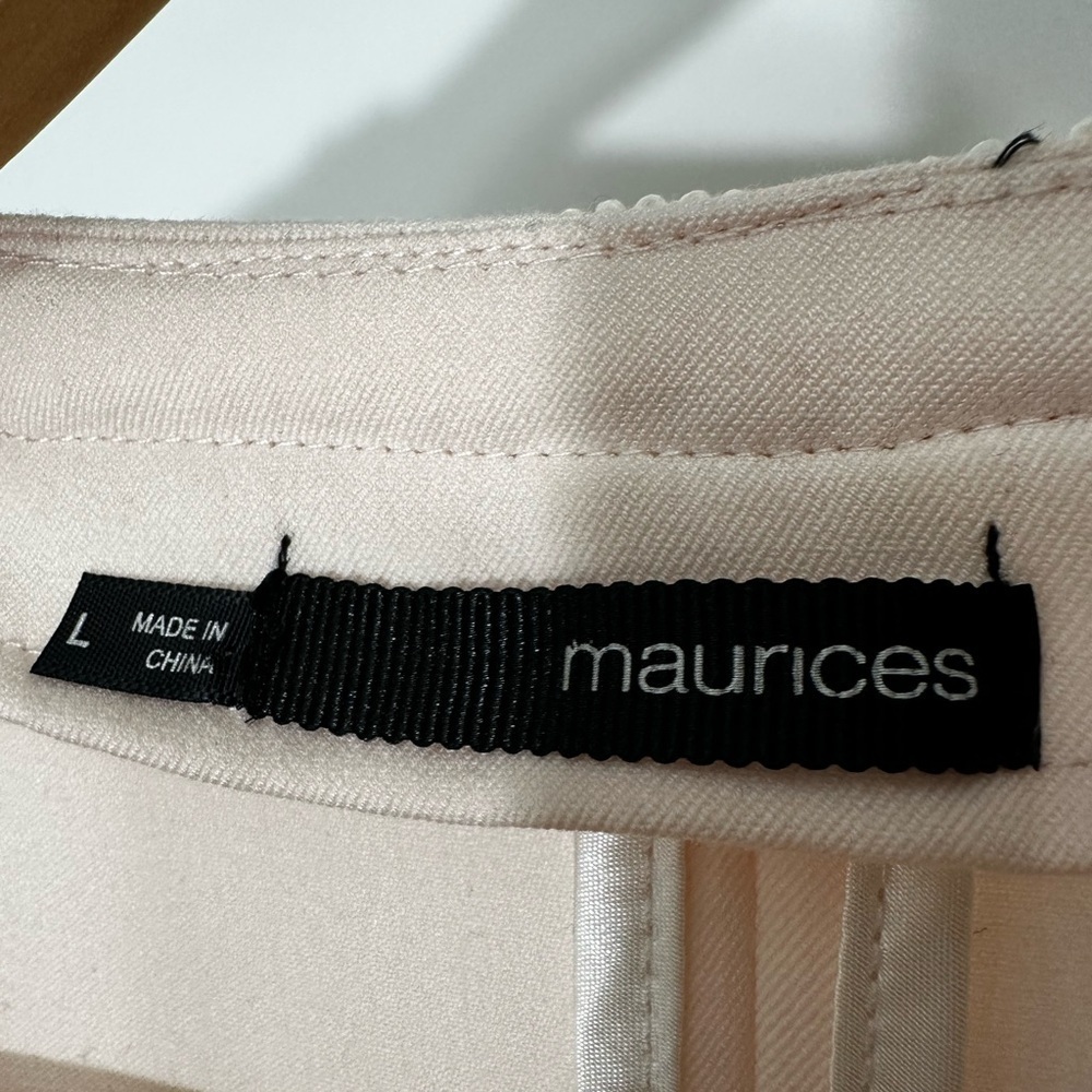 Maurice’s Polyester/Rayon/Spandex Soft Pink Jacket Size Large - Picture 4 of 6